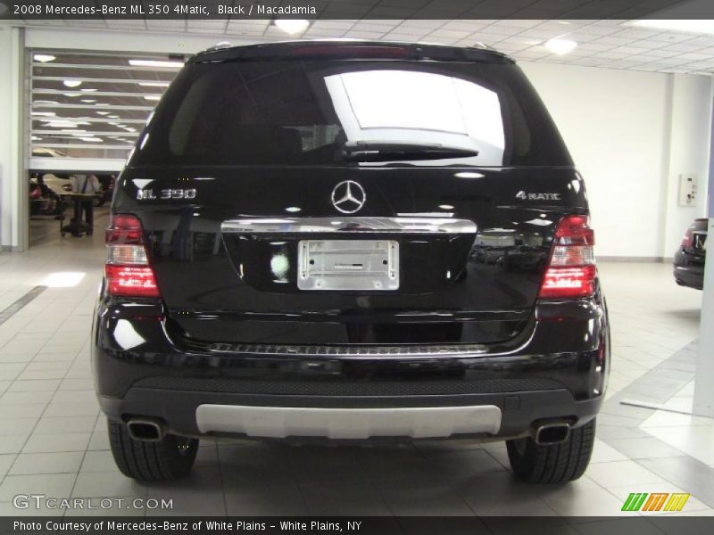 Black / Macadamia 2008 Mercedes-Benz ML 350 4Matic