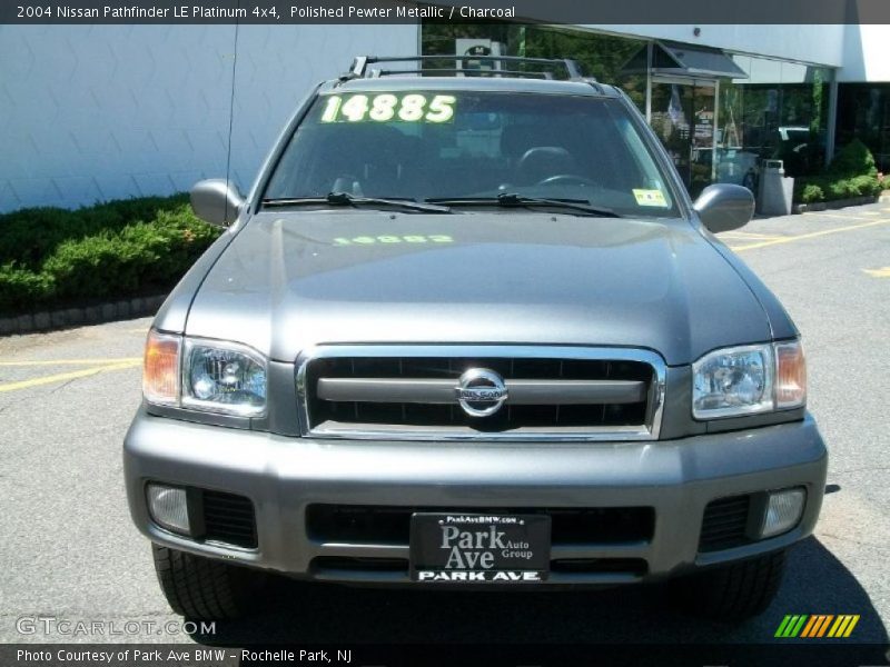 Polished Pewter Metallic / Charcoal 2004 Nissan Pathfinder LE Platinum 4x4