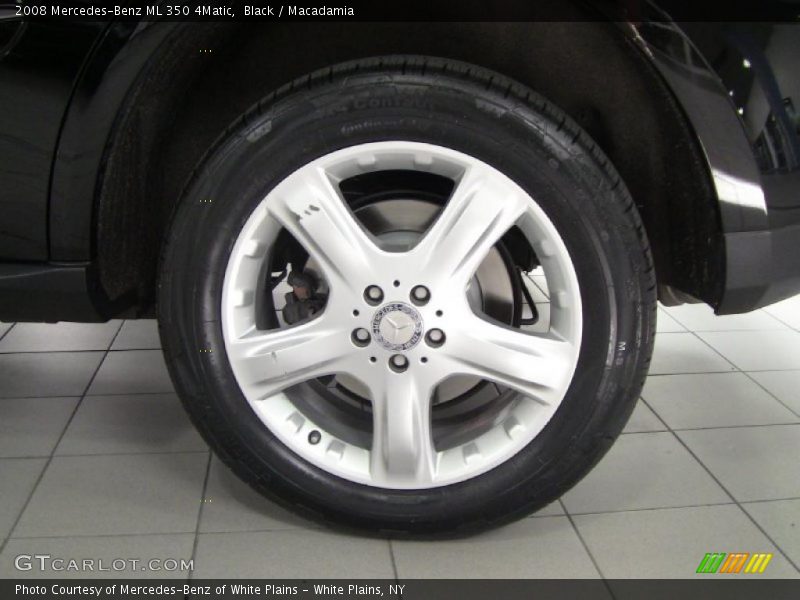 Black / Macadamia 2008 Mercedes-Benz ML 350 4Matic
