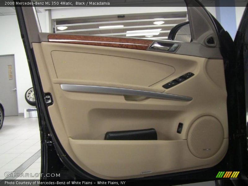 Black / Macadamia 2008 Mercedes-Benz ML 350 4Matic