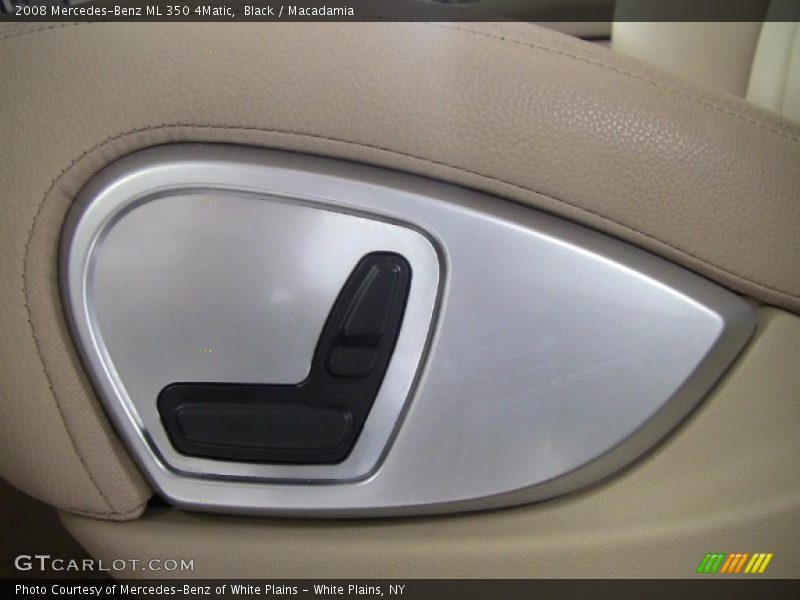 Black / Macadamia 2008 Mercedes-Benz ML 350 4Matic