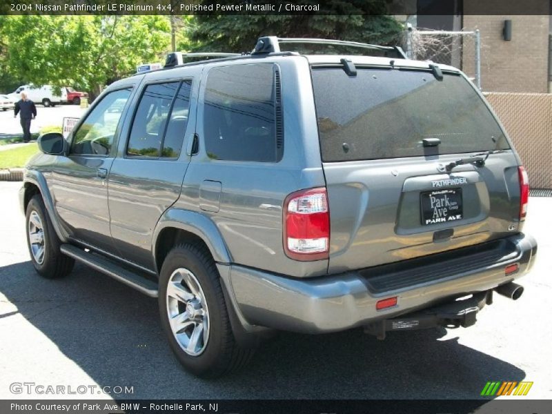 Polished Pewter Metallic / Charcoal 2004 Nissan Pathfinder LE Platinum 4x4