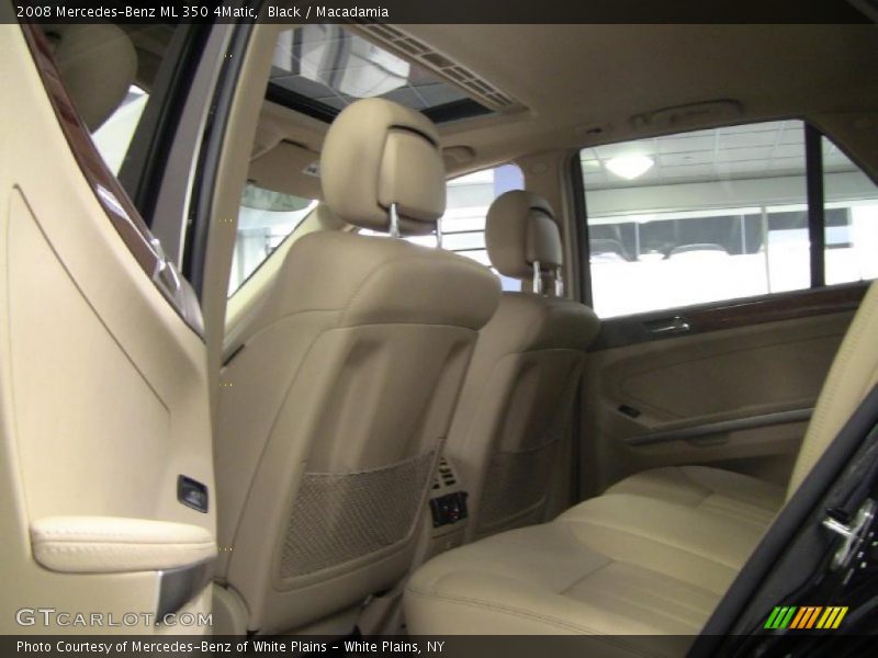 Black / Macadamia 2008 Mercedes-Benz ML 350 4Matic