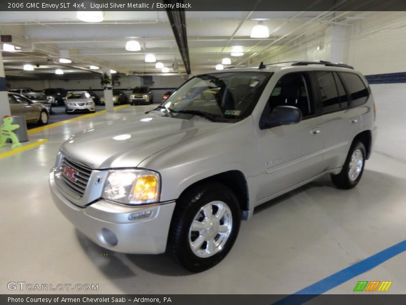 Liquid Silver Metallic / Ebony Black 2006 GMC Envoy SLT 4x4