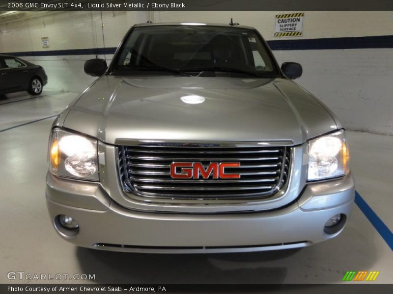 Liquid Silver Metallic / Ebony Black 2006 GMC Envoy SLT 4x4