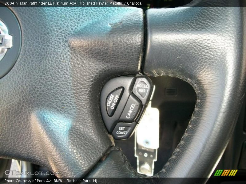 Polished Pewter Metallic / Charcoal 2004 Nissan Pathfinder LE Platinum 4x4