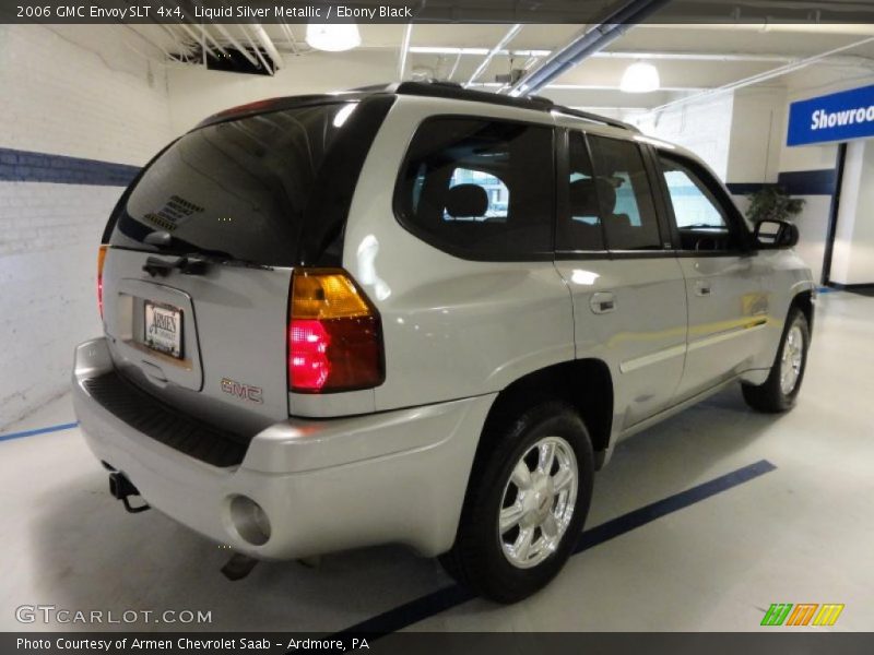 Liquid Silver Metallic / Ebony Black 2006 GMC Envoy SLT 4x4