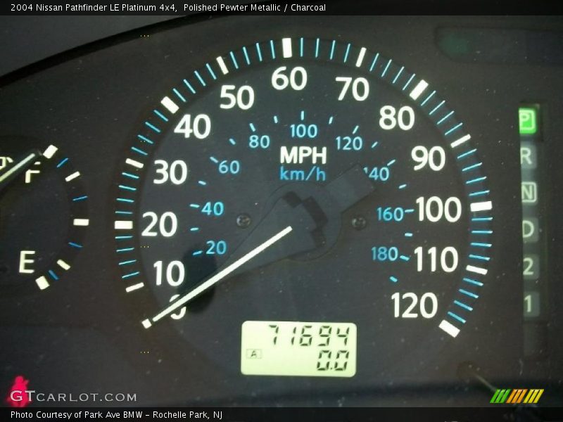 Polished Pewter Metallic / Charcoal 2004 Nissan Pathfinder LE Platinum 4x4