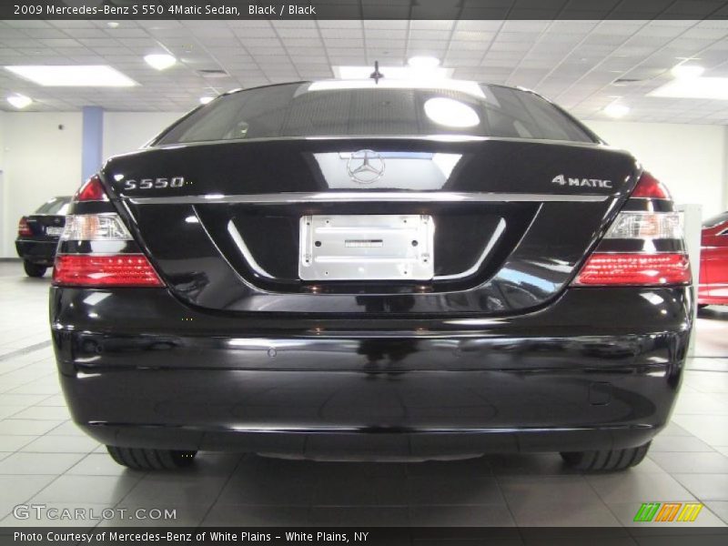 Black / Black 2009 Mercedes-Benz S 550 4Matic Sedan