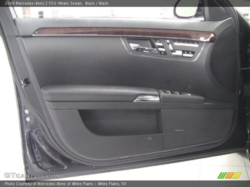 Black / Black 2009 Mercedes-Benz S 550 4Matic Sedan