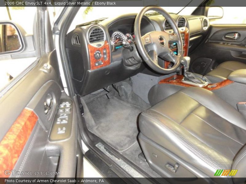Liquid Silver Metallic / Ebony Black 2006 GMC Envoy SLT 4x4
