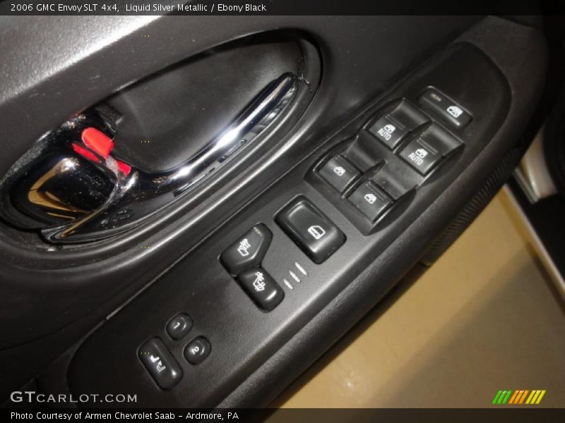 Liquid Silver Metallic / Ebony Black 2006 GMC Envoy SLT 4x4