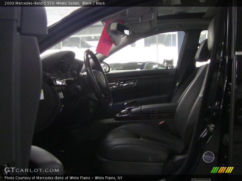 Black / Black 2009 Mercedes-Benz S 550 4Matic Sedan