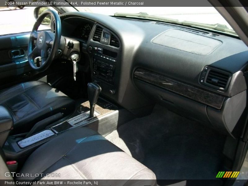 Polished Pewter Metallic / Charcoal 2004 Nissan Pathfinder LE Platinum 4x4