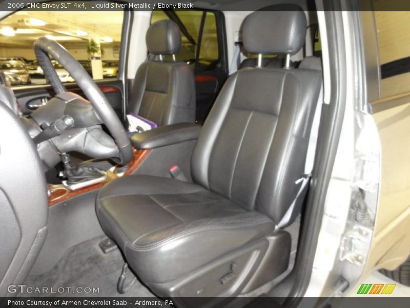 Liquid Silver Metallic / Ebony Black 2006 GMC Envoy SLT 4x4