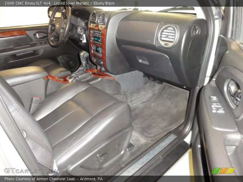 Liquid Silver Metallic / Ebony Black 2006 GMC Envoy SLT 4x4