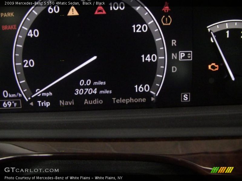 Black / Black 2009 Mercedes-Benz S 550 4Matic Sedan