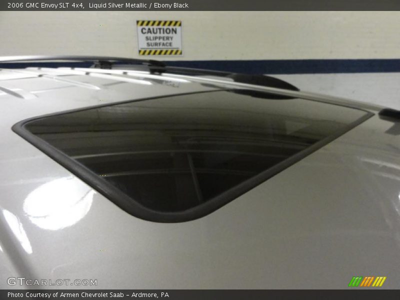Liquid Silver Metallic / Ebony Black 2006 GMC Envoy SLT 4x4