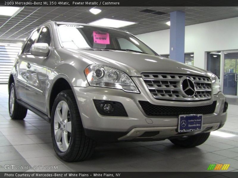 Pewter Metallic / Cashmere 2009 Mercedes-Benz ML 350 4Matic