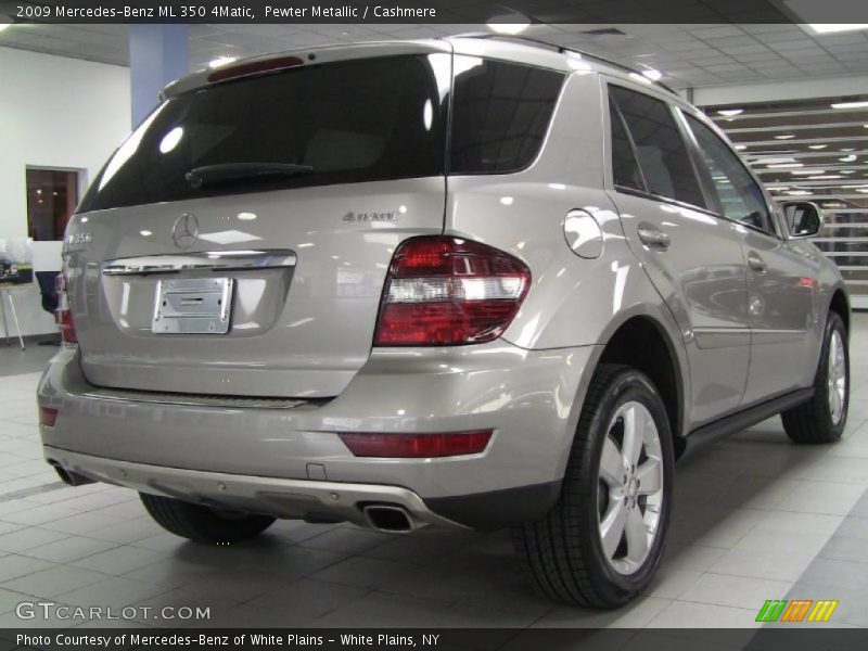 Pewter Metallic / Cashmere 2009 Mercedes-Benz ML 350 4Matic