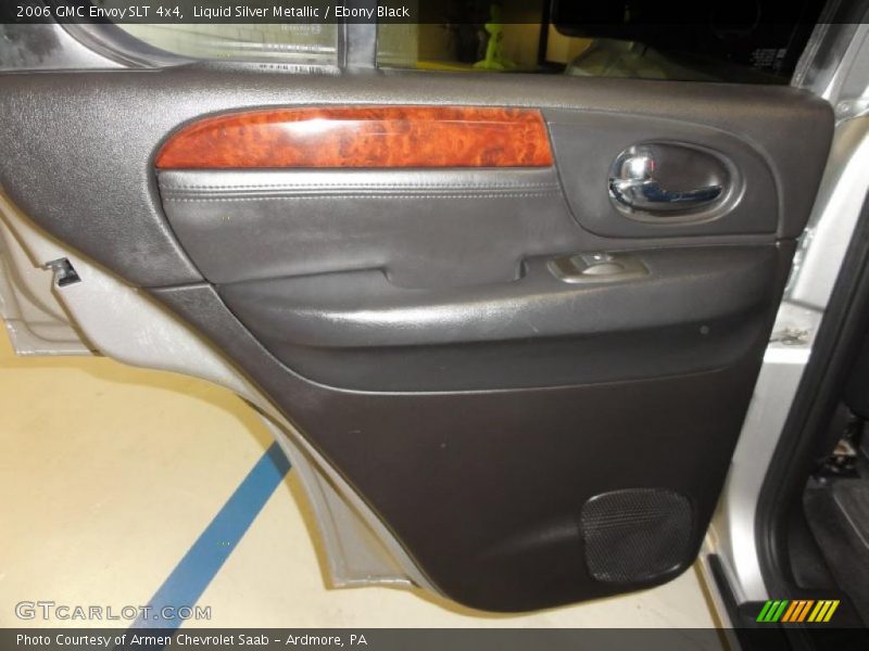 Liquid Silver Metallic / Ebony Black 2006 GMC Envoy SLT 4x4
