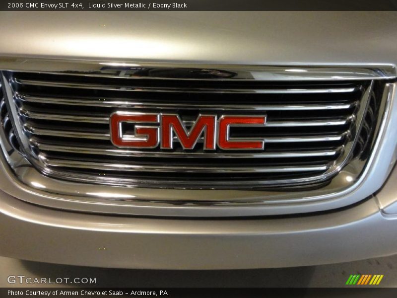 Liquid Silver Metallic / Ebony Black 2006 GMC Envoy SLT 4x4