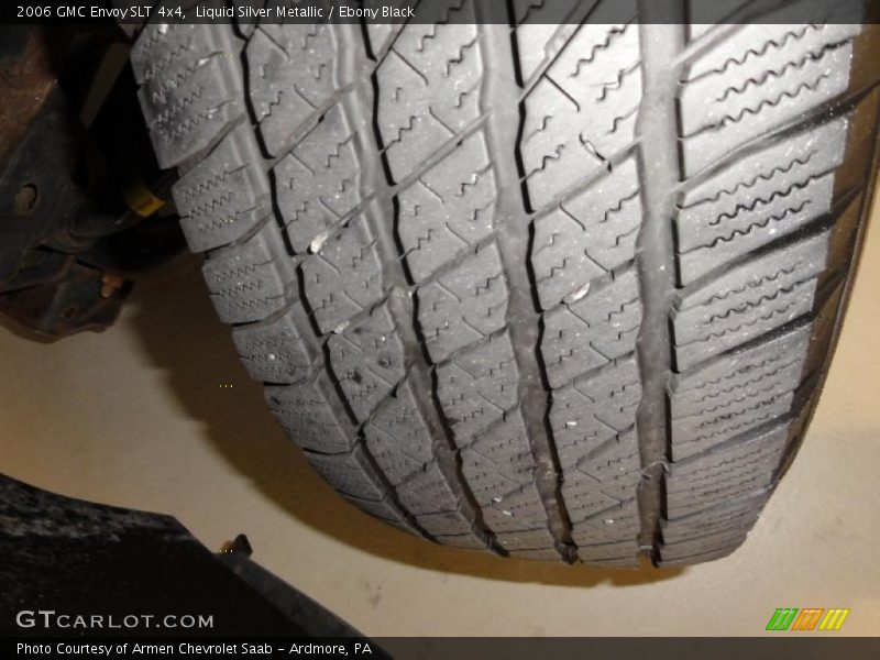 Liquid Silver Metallic / Ebony Black 2006 GMC Envoy SLT 4x4