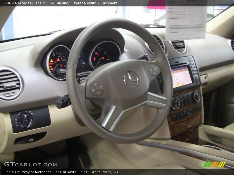 Pewter Metallic / Cashmere 2009 Mercedes-Benz ML 350 4Matic
