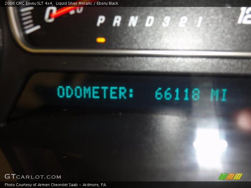 Liquid Silver Metallic / Ebony Black 2006 GMC Envoy SLT 4x4