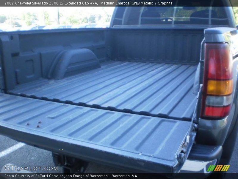 Medium Charcoal Gray Metallic / Graphite 2002 Chevrolet Silverado 2500 LS Extended Cab 4x4