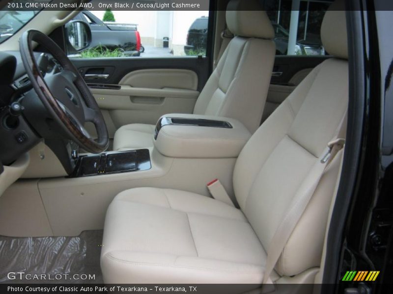 Onyx Black / Cocoa/Light Cashmere 2011 GMC Yukon Denali AWD