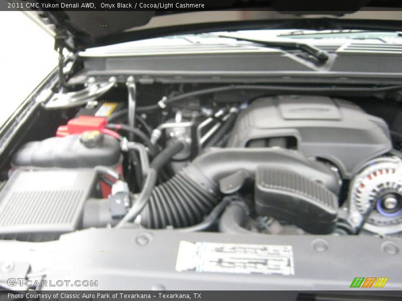 Onyx Black / Cocoa/Light Cashmere 2011 GMC Yukon Denali AWD