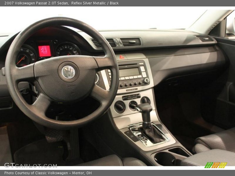 Reflex Silver Metallic / Black 2007 Volkswagen Passat 2.0T Sedan