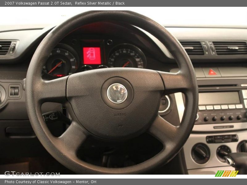 Reflex Silver Metallic / Black 2007 Volkswagen Passat 2.0T Sedan