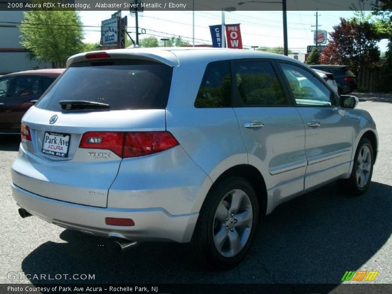 Alabaster Silver Metallic / Ebony 2008 Acura RDX Technology