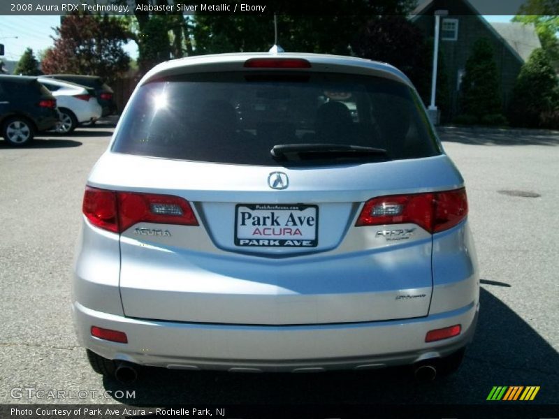 Alabaster Silver Metallic / Ebony 2008 Acura RDX Technology