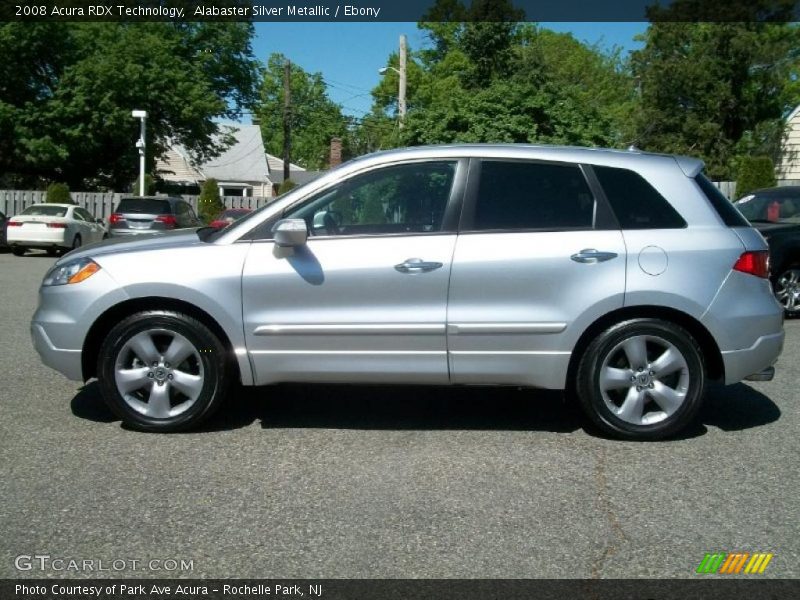 Alabaster Silver Metallic / Ebony 2008 Acura RDX Technology