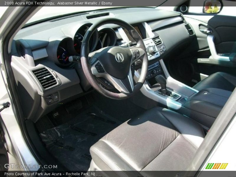 Alabaster Silver Metallic / Ebony 2008 Acura RDX Technology