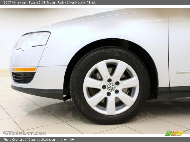 Reflex Silver Metallic / Black 2007 Volkswagen Passat 2.0T Sedan