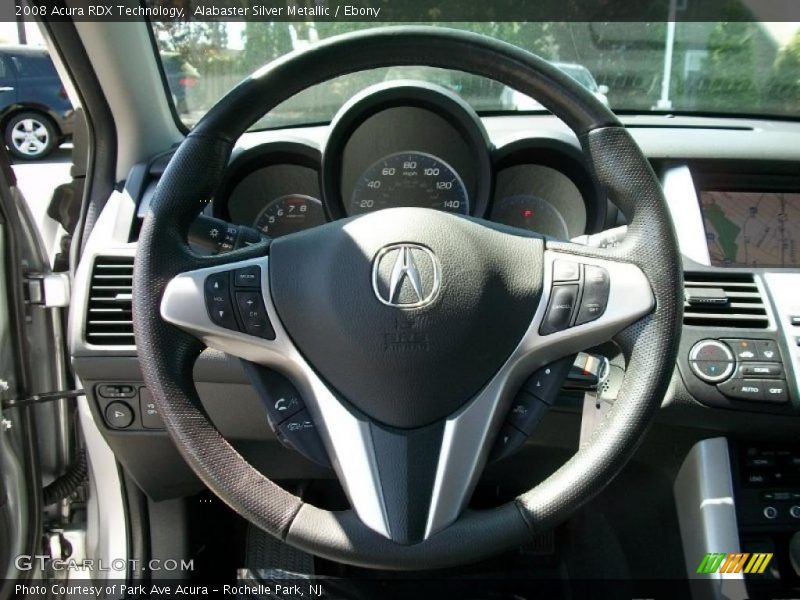 Alabaster Silver Metallic / Ebony 2008 Acura RDX Technology