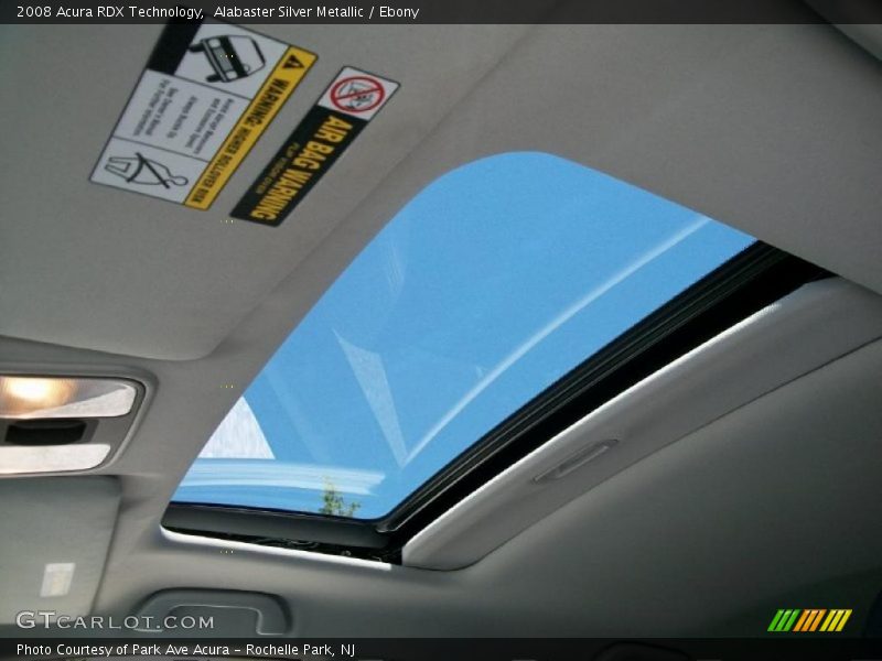 Alabaster Silver Metallic / Ebony 2008 Acura RDX Technology