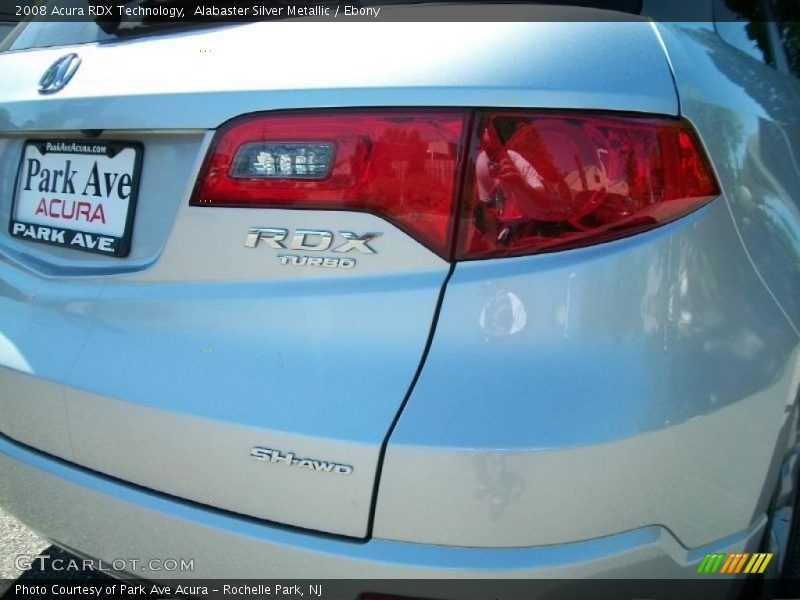 Alabaster Silver Metallic / Ebony 2008 Acura RDX Technology
