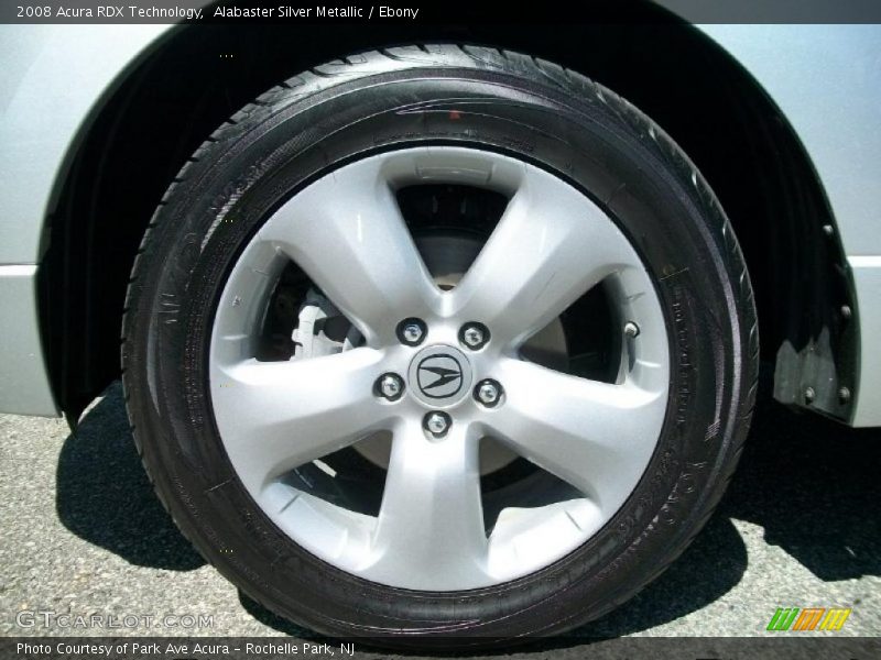 Alabaster Silver Metallic / Ebony 2008 Acura RDX Technology