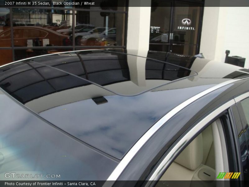 Black Obsidian / Wheat 2007 Infiniti M 35 Sedan