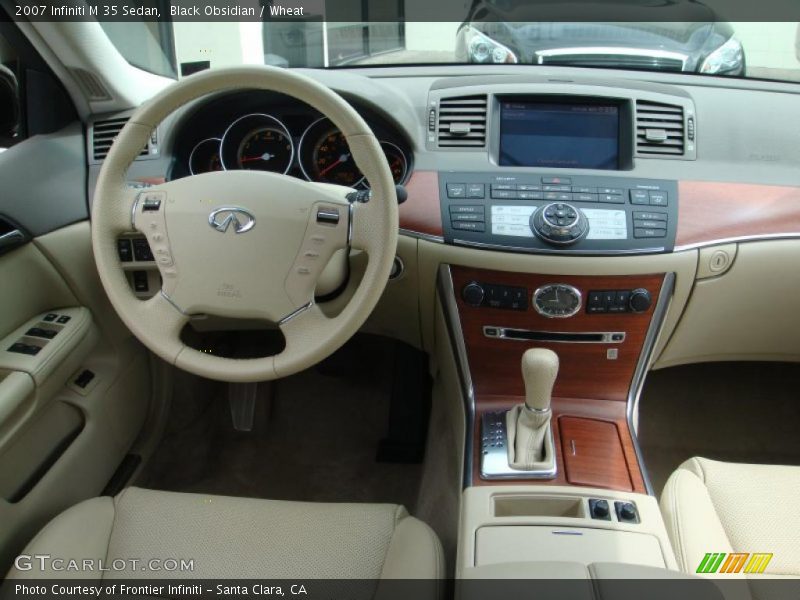 Black Obsidian / Wheat 2007 Infiniti M 35 Sedan