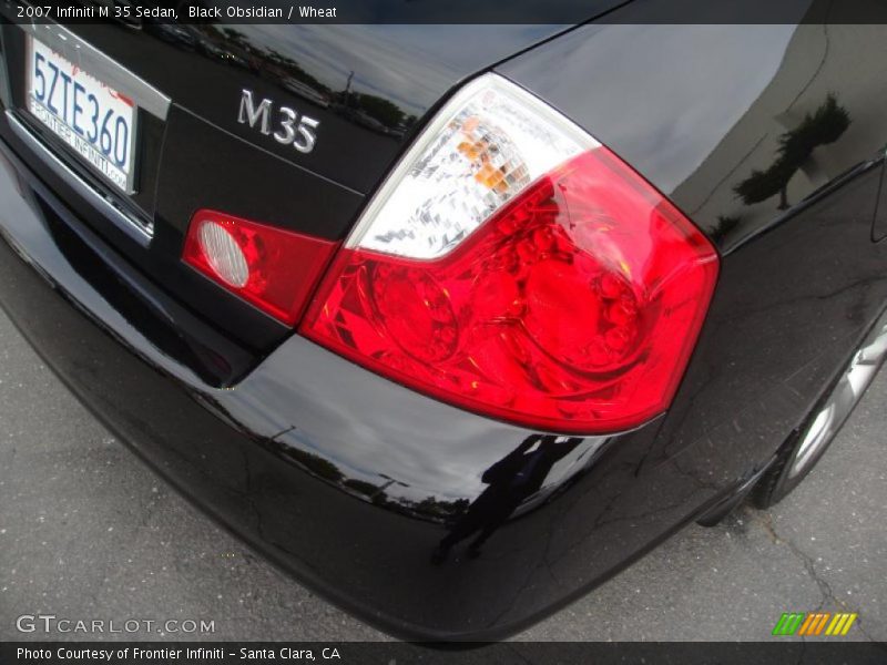 Black Obsidian / Wheat 2007 Infiniti M 35 Sedan