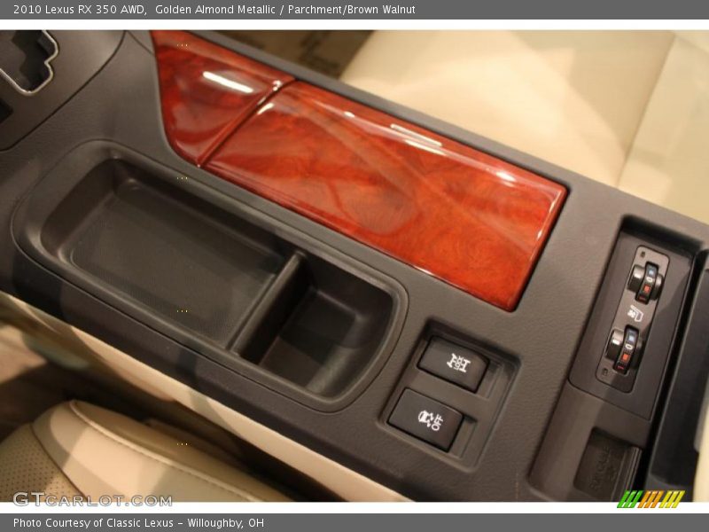 Golden Almond Metallic / Parchment/Brown Walnut 2010 Lexus RX 350 AWD