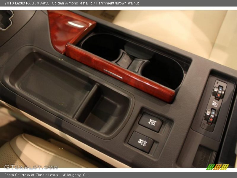 Golden Almond Metallic / Parchment/Brown Walnut 2010 Lexus RX 350 AWD