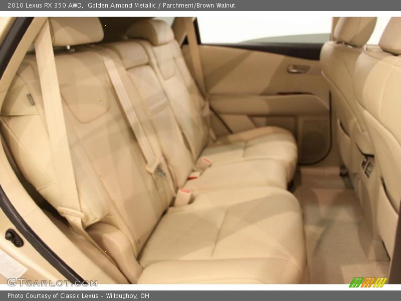 Golden Almond Metallic / Parchment/Brown Walnut 2010 Lexus RX 350 AWD