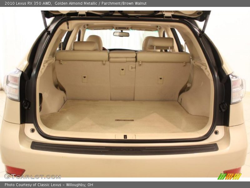 Golden Almond Metallic / Parchment/Brown Walnut 2010 Lexus RX 350 AWD